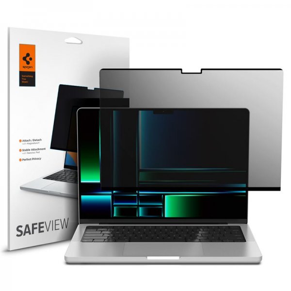 MacBook Pro 14 M1/M2/M3/M4/M5 Skærmbeskytter Safe View