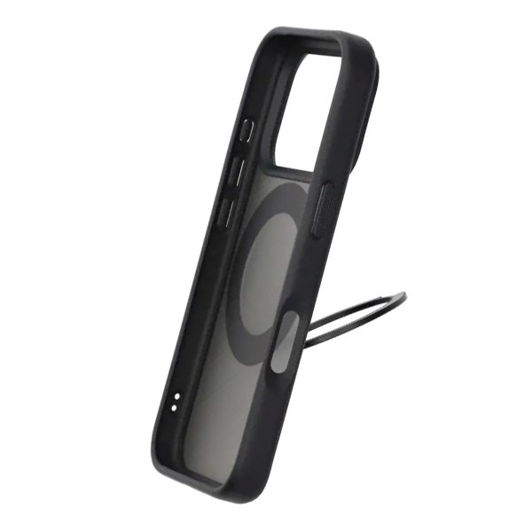 iPhone 17 Pro Cover Roterbart Stativ Sort