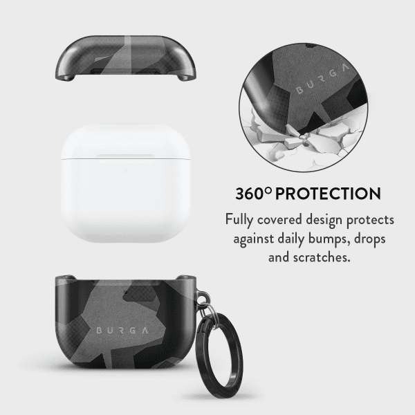 AirPods 4 Cover Design Night Black Camo