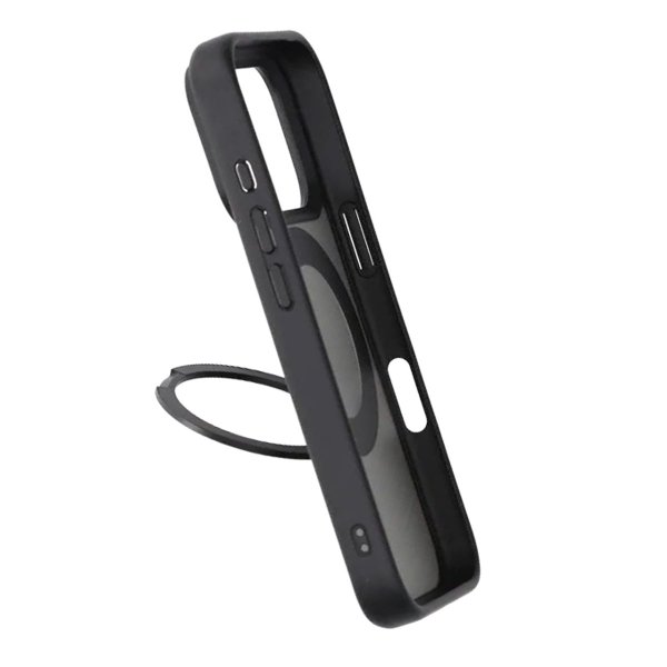 iPhone 17 Pro Cover Roterbart Stativ Sort
