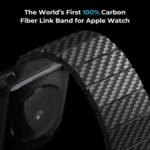 Apple Watch Armbånd Carbon Fiber Watch Band Modern