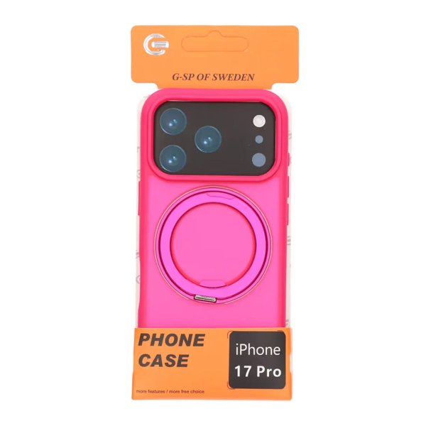 iPhone 17 Pro Cover Roterbart Stativ Rød