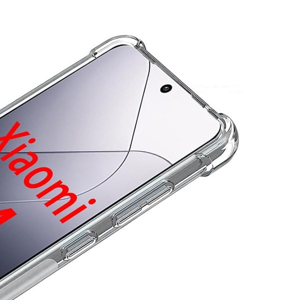 Xiaomi 14 Cover Stødabsorberende Transparent