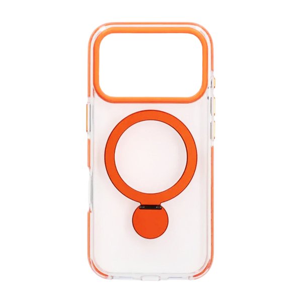 iPhone 17 Pro Max Cover Ring Stand MagSafe Transparent