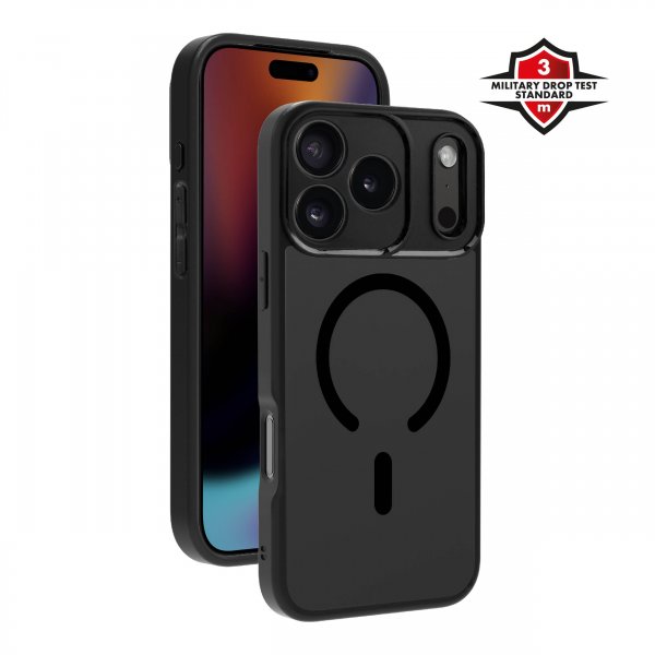 iPhone 17 Pro Max Cover Mag Frosted Sort