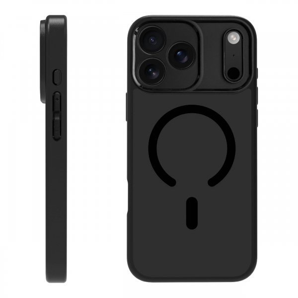 iPhone 17 Pro Max Cover Mag Frosted Sort