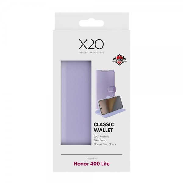 Honor 400 Lite Etui Classic Wallet Lavendel