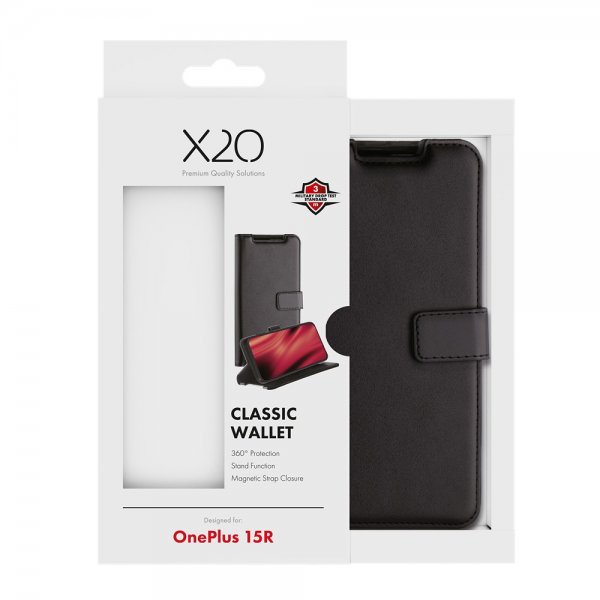 OnePlus 15R Etui Classic Wallet Sort