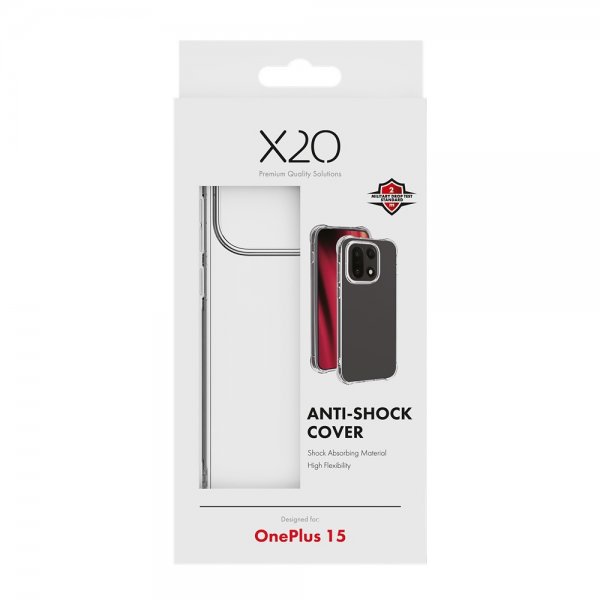 OnePlus 15 Cover Anti-Shock Transparent