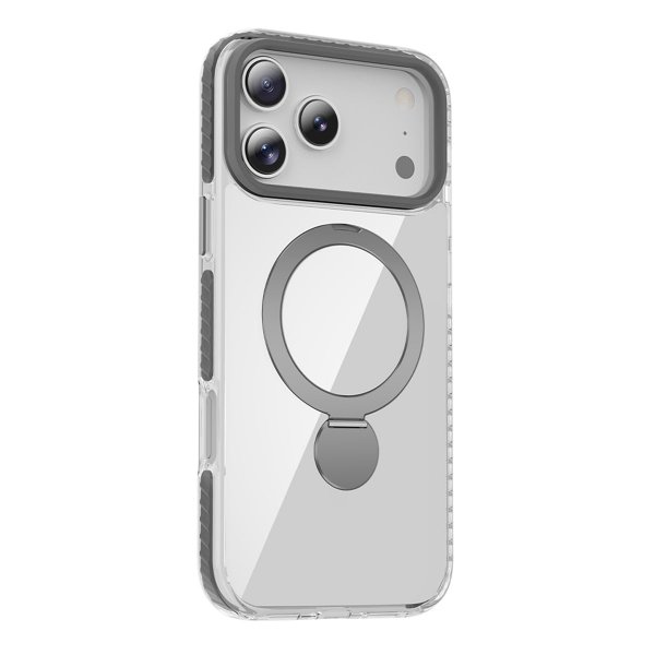 iPhone 17 Pro Max Cover Ring Stand MagSafe Transparent