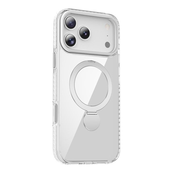 iPhone 17 Pro Max Cover Ring Stand MagSafe Transparent