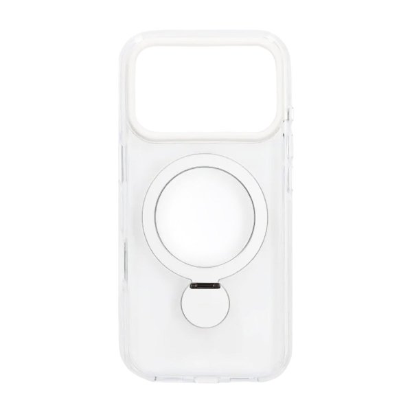 iPhone 17 Pro Max Cover Ring Stand MagSafe Transparent