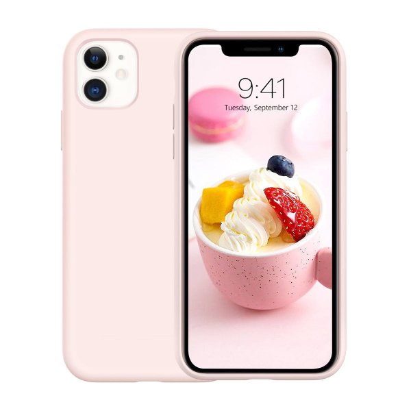 iPhone 11 Cover Silikone Lyserød
