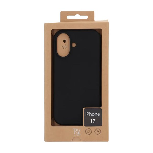 iPhone 17 Cover Silikone MagSafe Sort