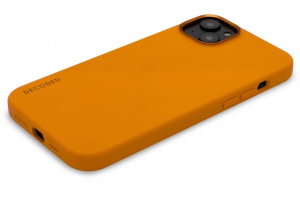 iPhone 14 Plus Cover Silicone Backcover Apricot