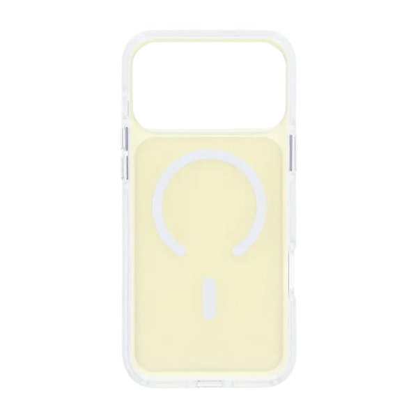 iPhone 17 Pro Cover Bumper MagSafe Hvid