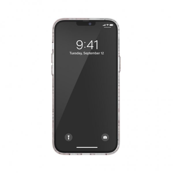 iPhone 12 Pro Max Cover Snap Case Clear AOP Red/Grey