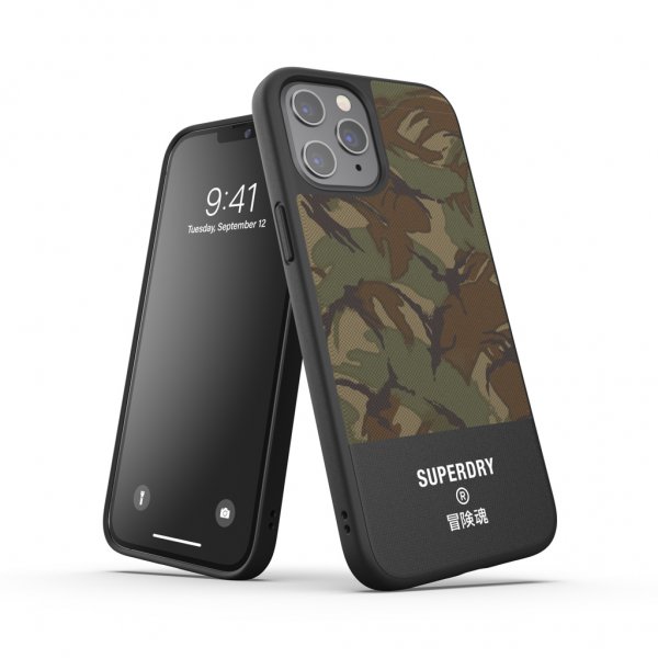 iPhone 12 Pro Max Cover Moulded Case Canvas Camouflage
