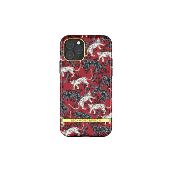 iPhone 11 Pro Cover Samba Red Leopard