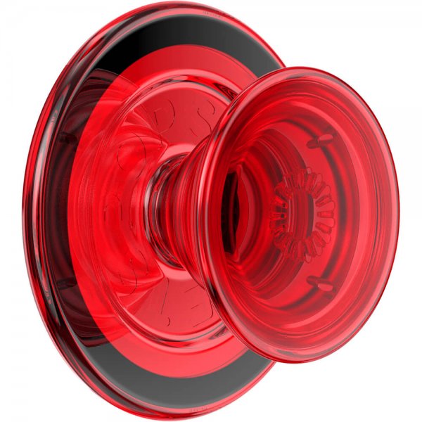 PopGrip for MagSafe Danger Red Translucent