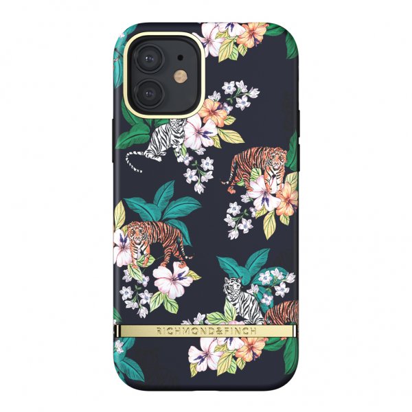 iPhone 12/iPhone 12 Pro Cover Floral Tiger