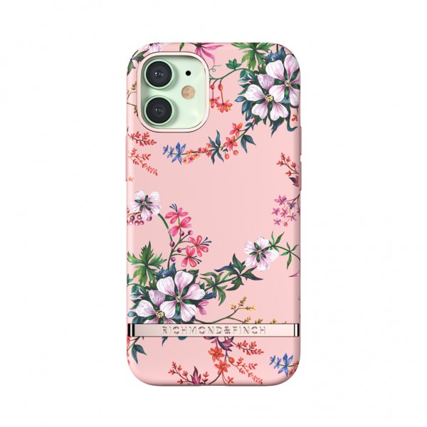 iPhone 12 Mini Cover Pink Blooms