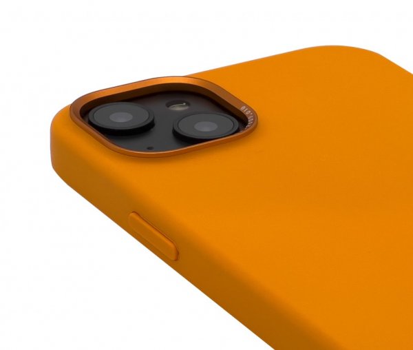 iPhone 14 Plus Cover Silicone Backcover Apricot