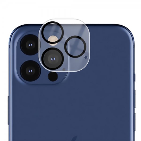 iPhone 12 Pro Kameralinsebeskytter Sort