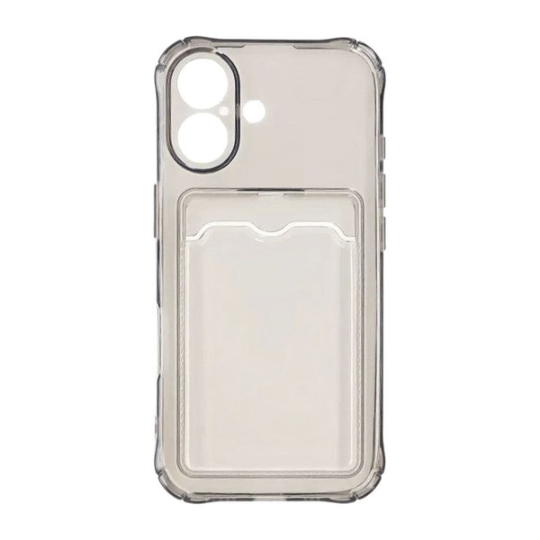 iPhone 17 Cover Kortholder Sort