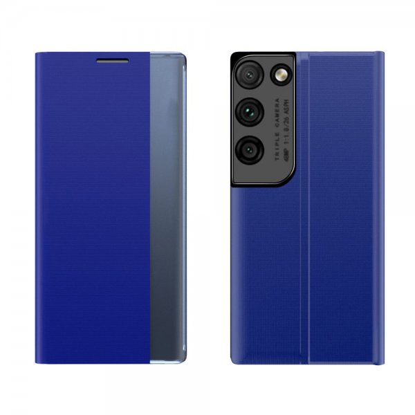 Samsung Galaxy S21 Ultra Etui Caller-ID Blå