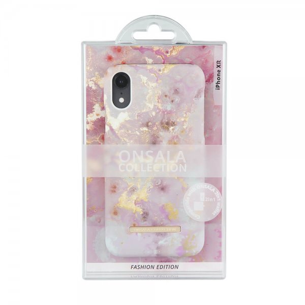 iPhone Xr Cover Fashion Edition Rosegold Marble