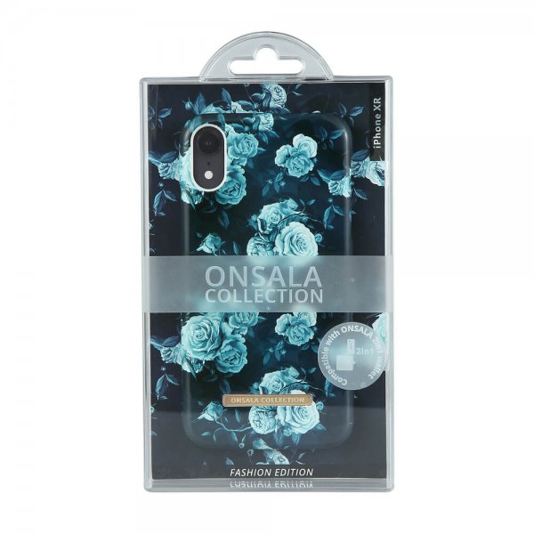 iPhone Xr Cover Fashion Edition Dark Flower