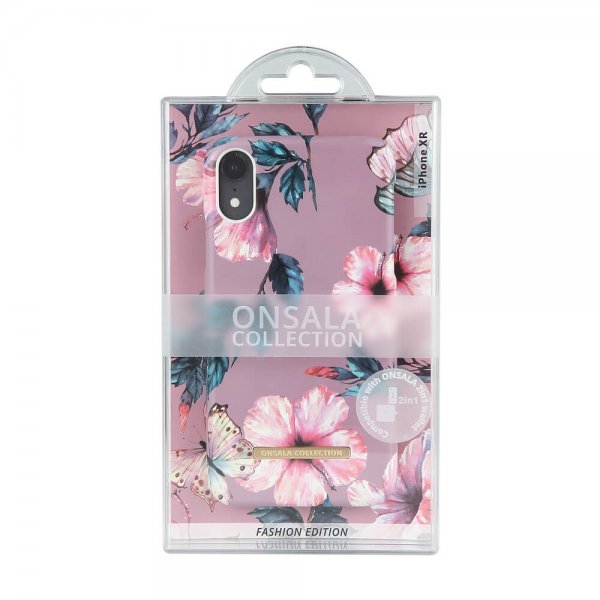 iPhone Xr Cover Fashion Edition Dusty Pink Viol