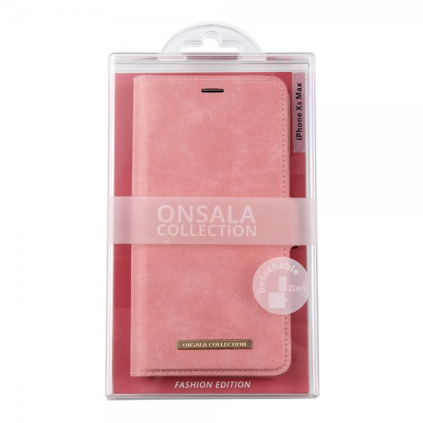 iPhone Xs Max Etui Fashion Edition Aftageligt Cover Dusty Pink