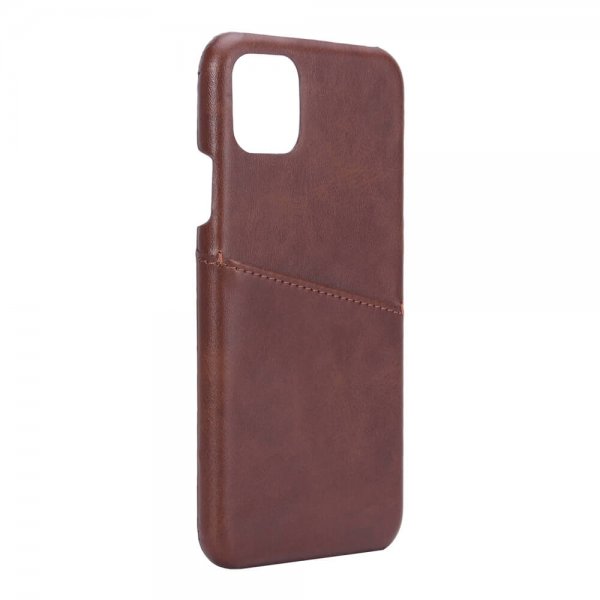 iPhone 11 Pro Max Cover med Kortholder Brun