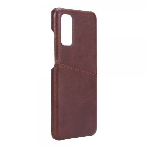 Samsung Galaxy S20 Cover med Kortholder Brun