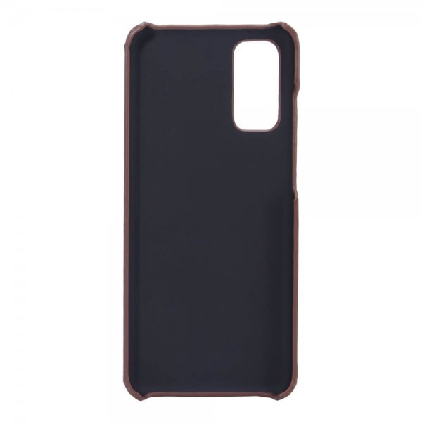 Samsung Galaxy S20 Cover med Kortholder Brun