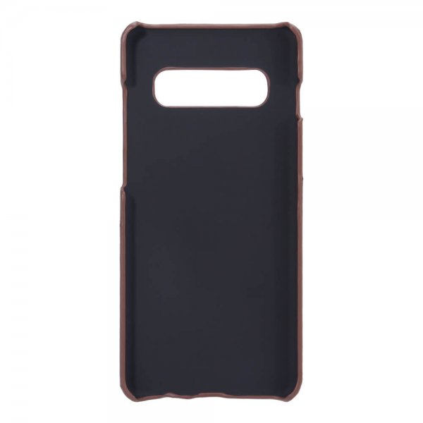 Samsung Galaxy S10 Plus Cover med Kortholder Brun
