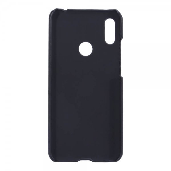 Huawei Y6 2019 Cover med Kortholder Sort