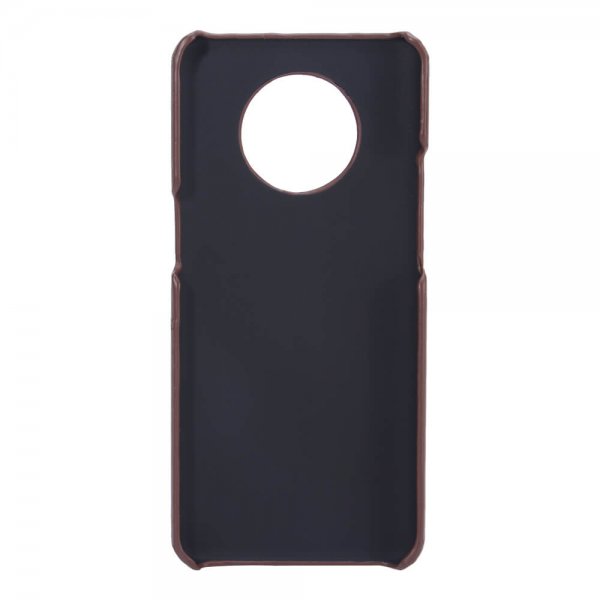 OnePlus 7T Cover med Kortholder Brun
