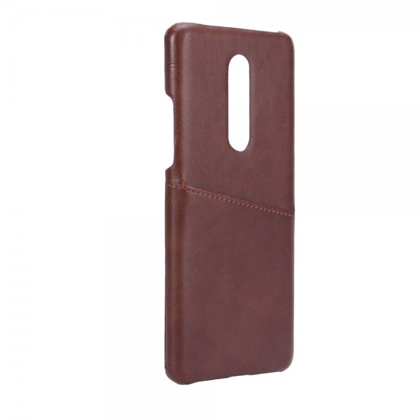 OnePlus 8 Cover med Kortholder Brun