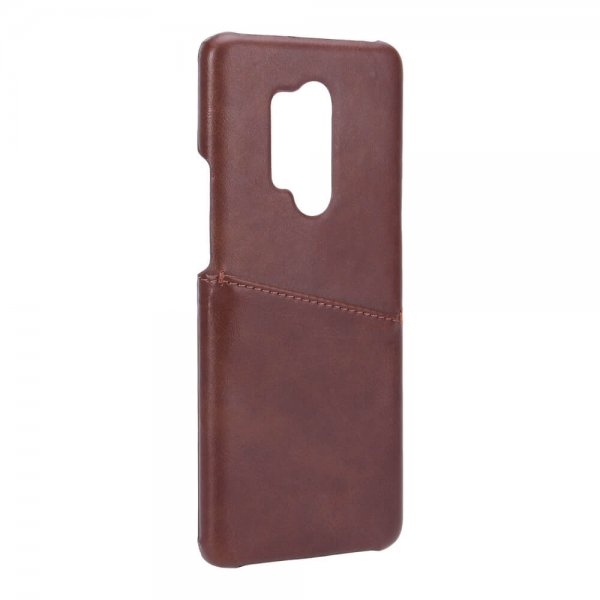 OnePlus 8 Pro Cover med Kortholder Brun