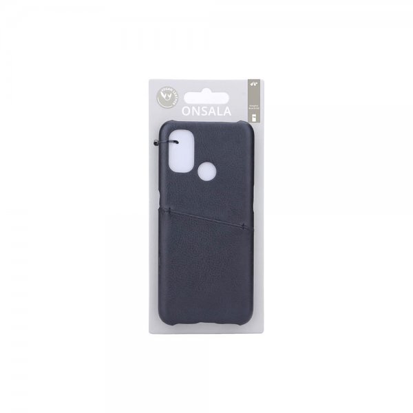 OnePlus Nord N100 Cover med Kortholder Sort