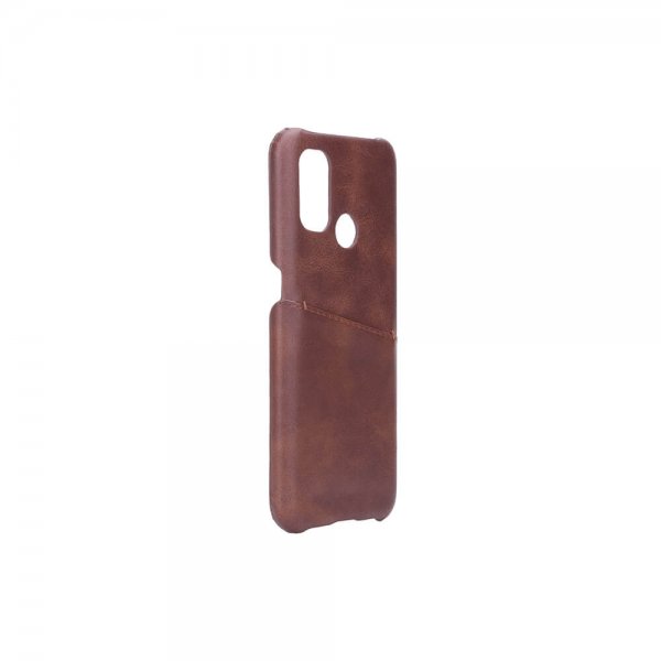 OnePlus Nord N100 Cover med Kortholder Brun