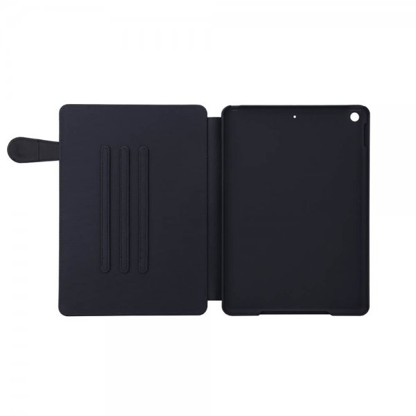 iPad 10.2 (gen 7/8/9) Etui Ægte Læder Sort