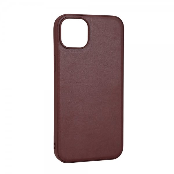 iPhone 15 Plus Cover PU MagSeries Brun