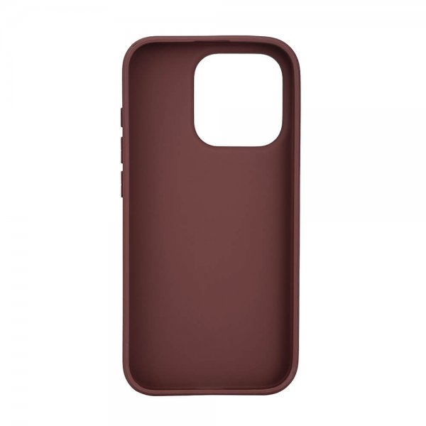 iPhone 15 Pro Cover PU MagSeries Brun