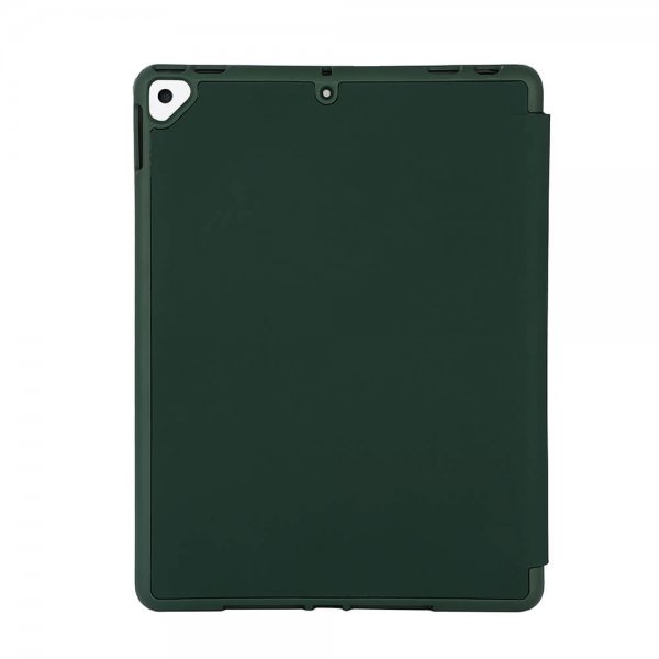 iPad 10.2 Etui Trifold Stand Folio Grøn