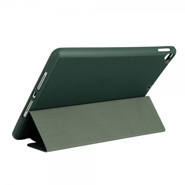 iPad 10.2 (gen 7/8/9) Etui Trifold Stand Folio Grøn