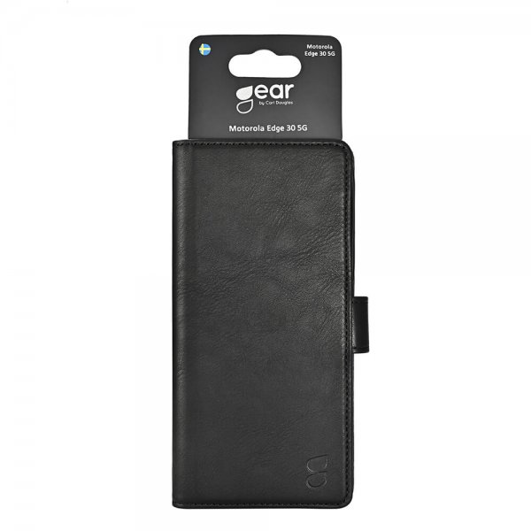 Motorola Edge 30 Etui 3 Kortholder Sort
